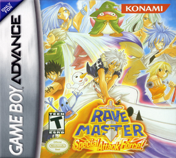 Rave Master Special Attack Force box art for GameBoy Advance